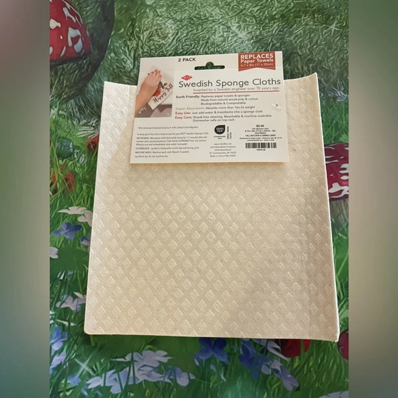 Gnome Grown Sponge Cloths, Pack of 2, NWT - Picture 3 of 3